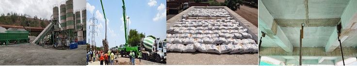 Production of ready mixed geopolymer concrete in batching plant, construction and load testing of demo-structure cast using reinforced geopolymer concrete