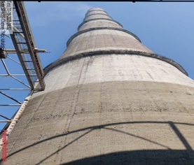 Chimney Shell at the NTPC Kahalgaon, Bihar