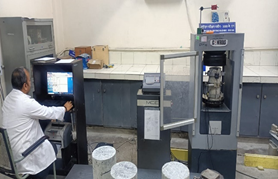 Modulus of Elasticity and Poisson’s Ratio Test on Concrete