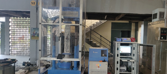 Testing of High Strength Concrete Reinforced Concrete Columns