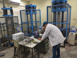 Hardened Concrete Sample- Creep Testing